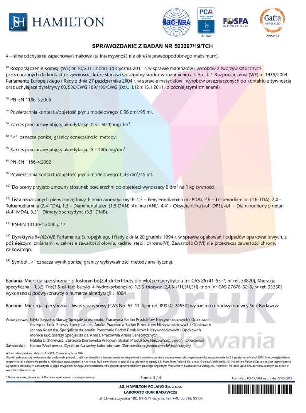 Z dumą prezentujemy wyniki przeprowadzonych badań: