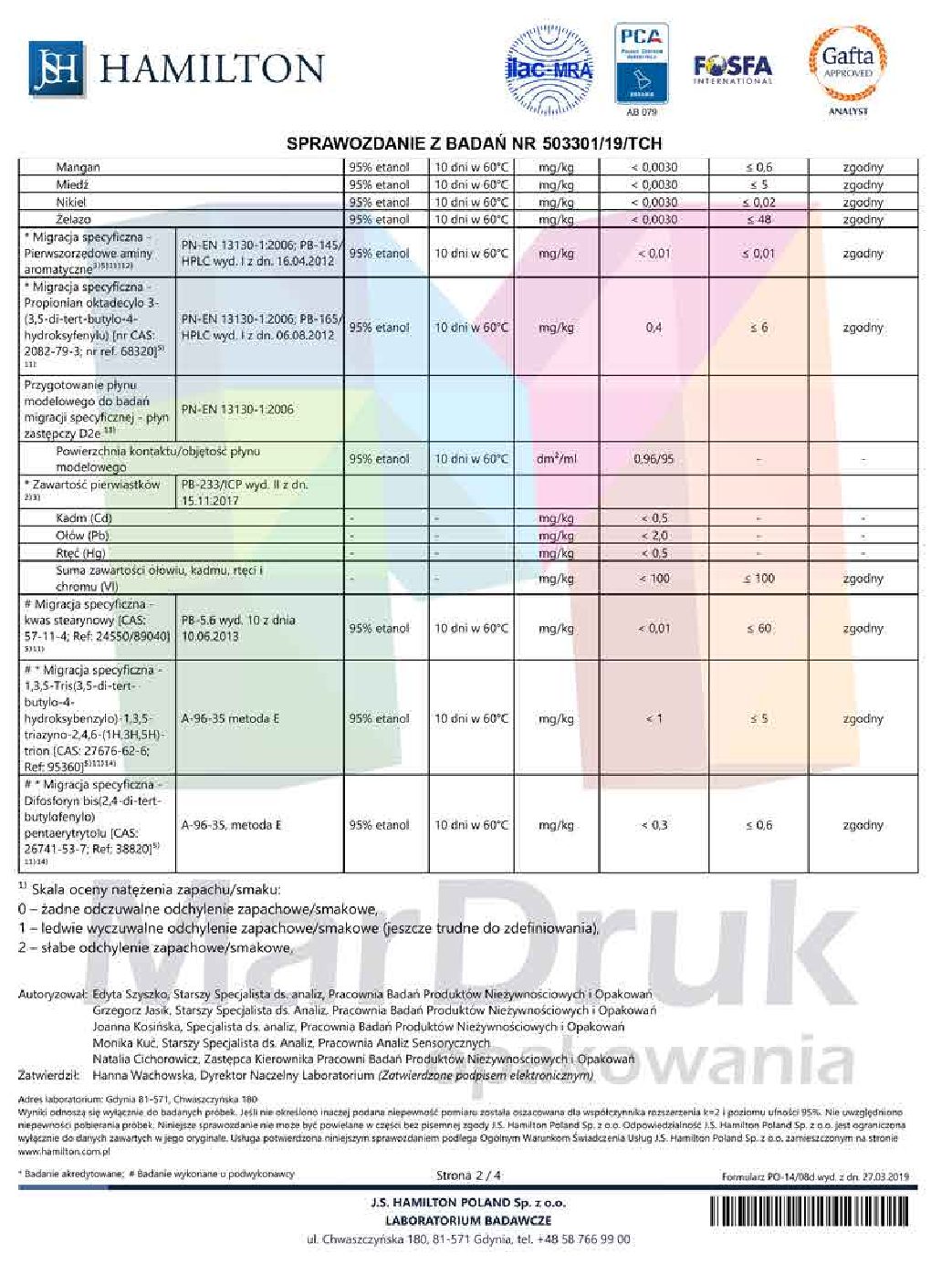 Folia PET transparent z nadrukiem + Folia PET metalizowana + Folia LDPE
